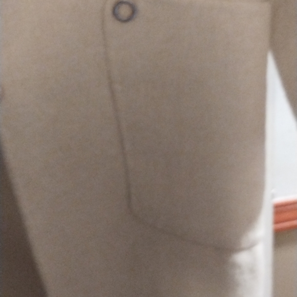 Women's size small beige alpaca and Australian wool coat - Picture 6 of 7